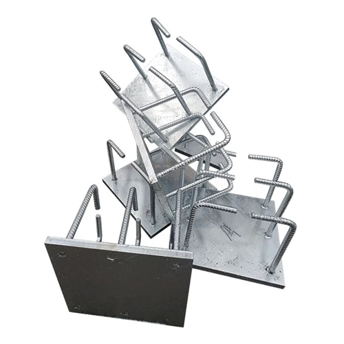What are embedded steel plates and what are their uses?